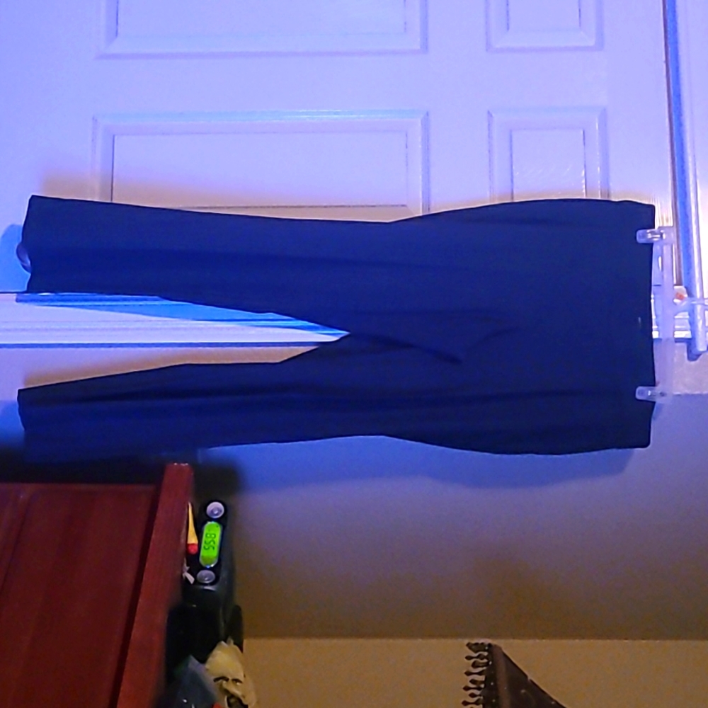 Grey Pinstripe Dress Pants